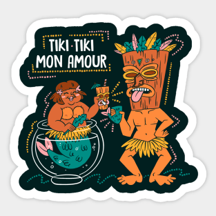 Tiki tiki mon amour Sticker